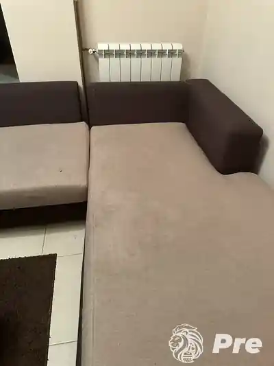 Dubinsko pranje ugaone garniture pre tretmana u Beogradu