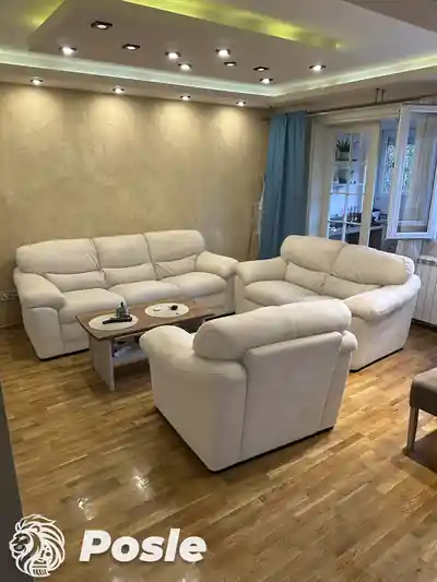 Dubinsko pranje bele garniture posle pranja u lokalu u Beogradu