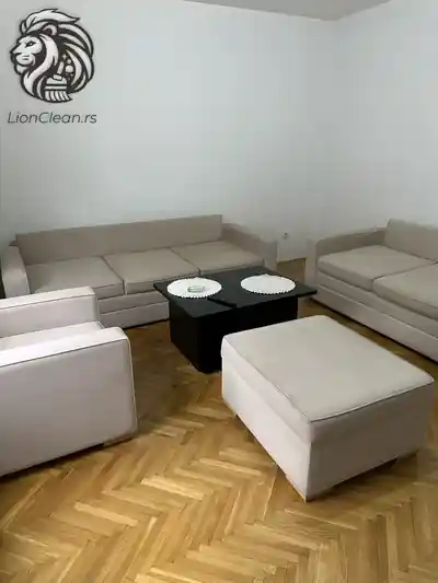Dubinsko pranje bele garniture posle pranja u Beogradu