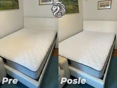 Dubinsko pranje duseka pre i posle dubinskog pranja u Beogradu