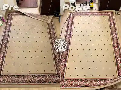 Dubinsko pranje tepiha pre i posle dubinskog pranja u Beogradu