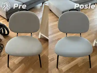 Dubinsko pranje okruglih stolica pre i posle pranja u Beogradu