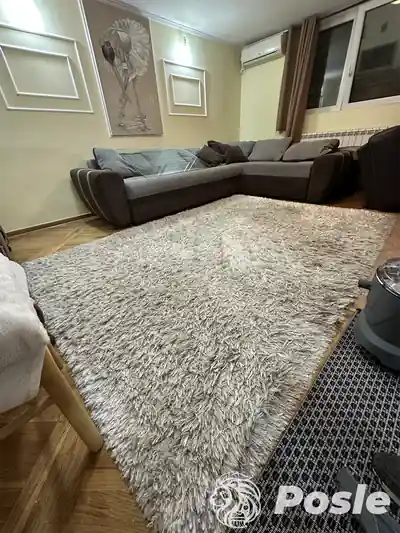 Dubinsko pranje tepih staze u dnevnoj sobi posle pranja u Beogradu