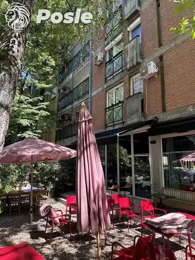 Pranje tende restorana posle tretmana u Beogradu