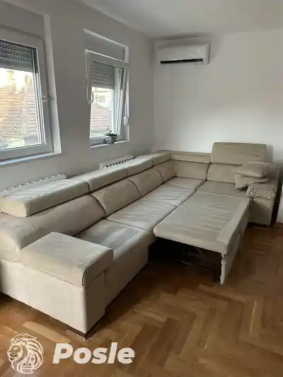 Dubinsko pranje velike ugaone garniture posle dubinskog pranja u Beogradu