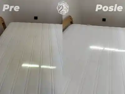 Dubinsko pranje duseka pre i posle dubinskog pranja na suncu u Beogradu