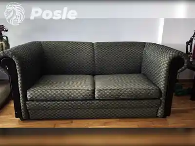 Dubinsko pranje ljubicastog troseda posle tretmana u Beogradu