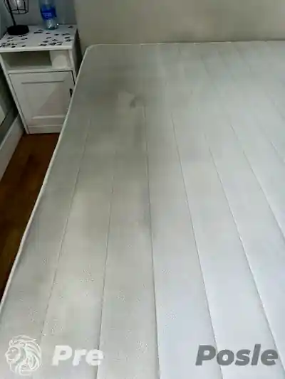 Dubinsko pranje duseka pre i posle dubinskog pranja u Beogradu