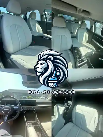 Dubinsko pranje srednje konzole i sedista posle ciscenja automobila u Beogradu
