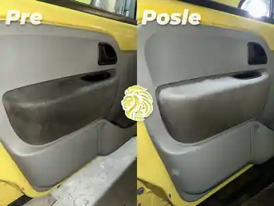 Dubinsko pranje tapacira vrata pre i posle pranja automobila u Beogradu