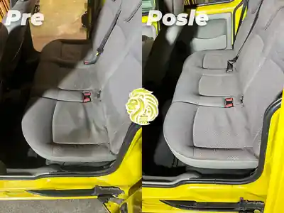 Dubinsko pranje sedista i vrata pre i posle pranja automobila u Beogradu