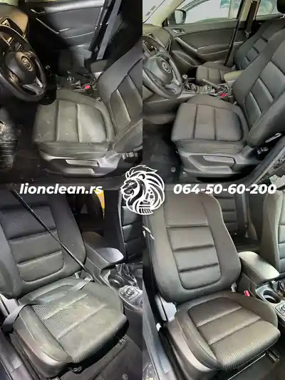 Dubinsko pranje kompletnog enterijera posle pranja automobila u Beogradu
