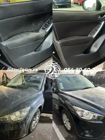 Dubinsko pranje sedista i poda pre pranja automobila u Beogradu
