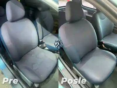 Dubinsko pranje prednjih sedista pre i posle pranja automobila u Beogradu
