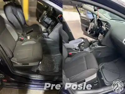 Dubinsko pranje kompletnog enterijera pre i posle pranja automobila u Beogradu