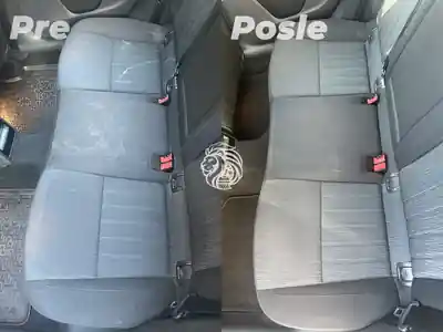 Dubinsko pranje zadnje klupe pre i posle pranja automobila u Beogradu