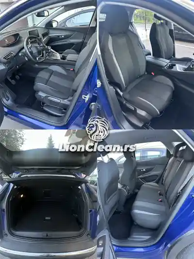 Prednja sedista, zadnja klupa i gepek automobila posle dubinskog ciscenja u Beogradu